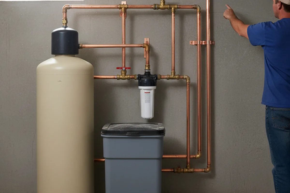 Whole-house water treatment system installed in Rumsey